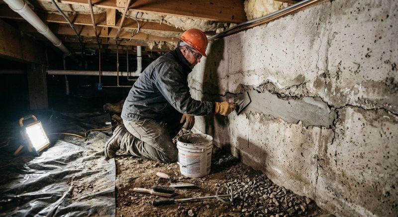 Basement Crack Repair in Fort Collins, CO