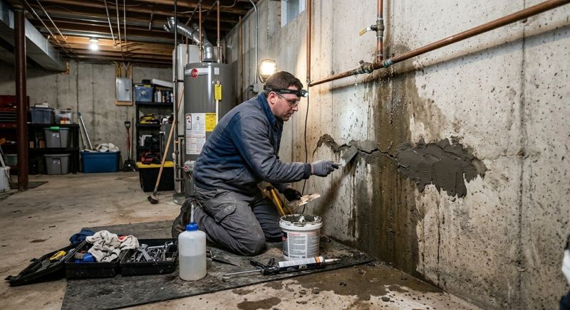 Basement Leak Repair in Greenville, SC