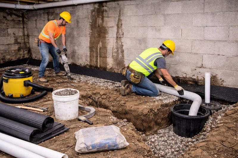 Basement Seepage Repair in Birmingham, AL
