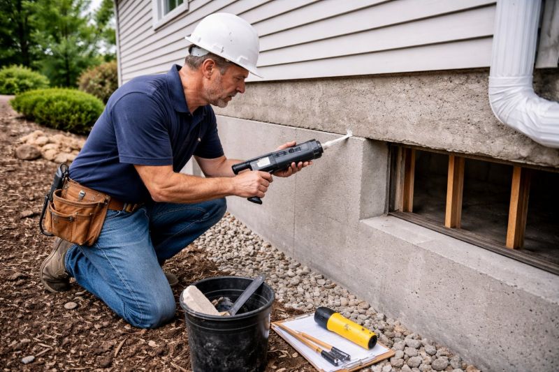 Foundation Crack Sealing in Columbus, OH