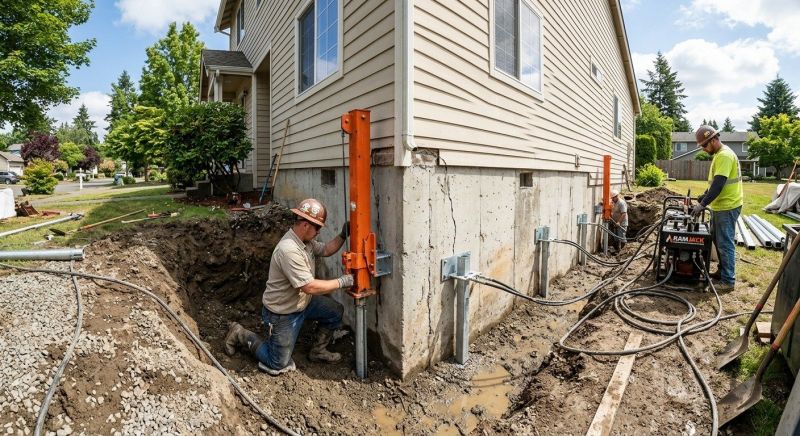 Foundation Pier Repair in Greenville, SC