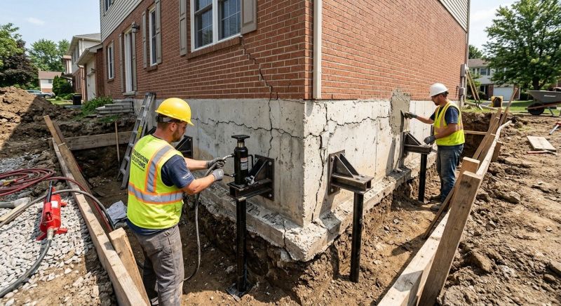 Foundation Pier Repair in Fort Collins, CO