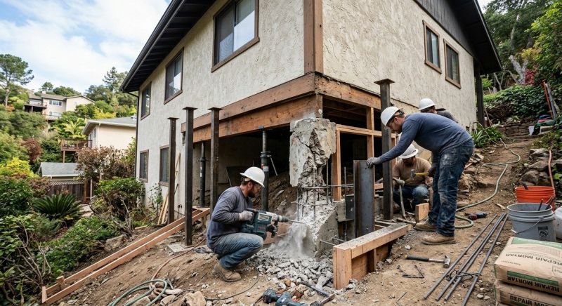 Foundation Underpinning in Columbus, OH