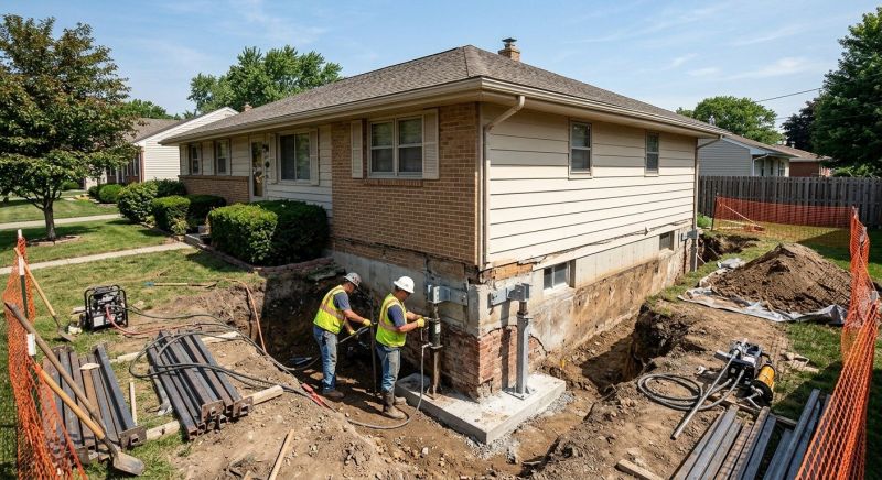 Foundation Underpinning in Greenville, SC