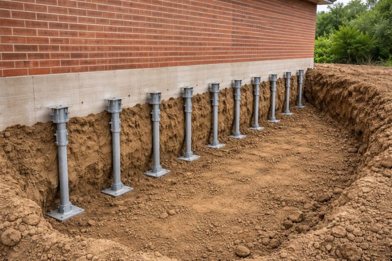 Helical Piers Installation in Greenville, SC