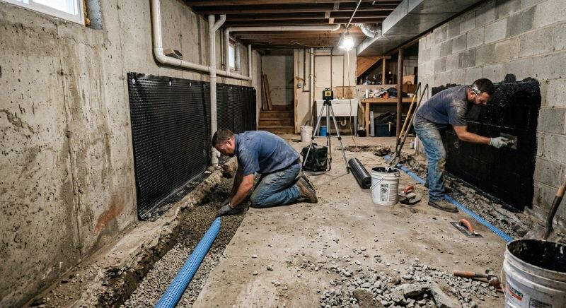 Wet Basement Solutions in Greenville, SC